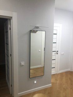 Дзеркало ростове ЛОФТ в чорній рамці 1043СС-21 фото