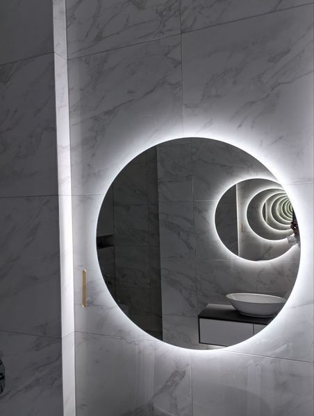 Дзеркало КОЛО 700 мм з LED-підсвічуванням АМB-07 фото