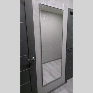 Дзеркало в металевій рамі 70х170 см 70-23 фото
