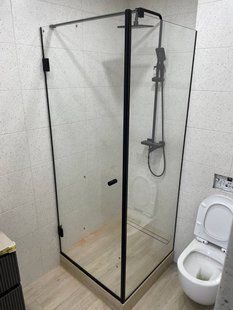Скляна душова кабіна кутова DC56-08 фото