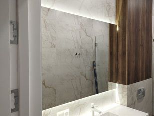 Дзеркало 700х1100 мм з LED-підсвічуванням 1100-07 фото